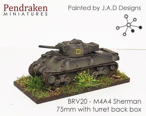 M4A4 Sherman, 75mm with turret back box