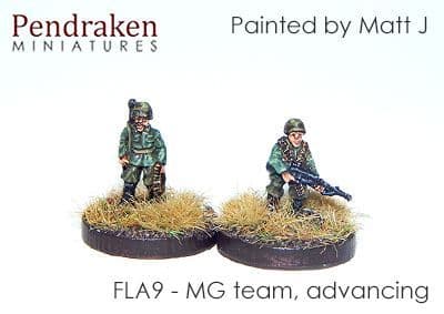 MG team, advancing