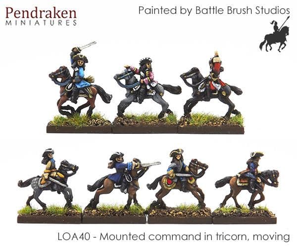 Mounted command, moving, tricorn (7)
