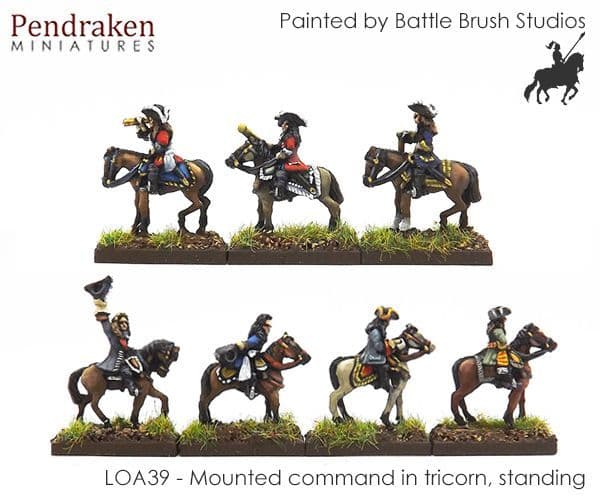 Mounted command, standing, tricorn (7)