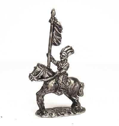 Mounted, with spear raised (5)
