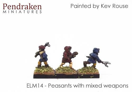 Peasants with mixed weapons