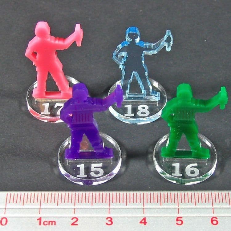 Player Pawn Upgrade Set, Pandemic: In the Lab (4)
