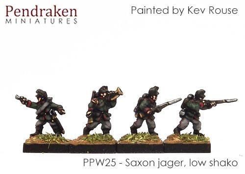 Saxon jager, low shako