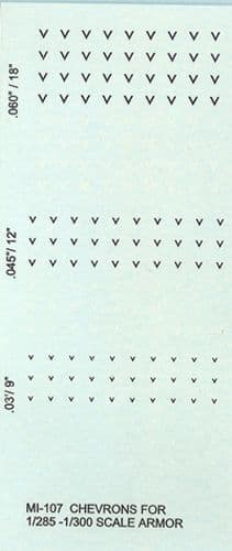 US, NATO and Israeli Armour Chevrons [1/285]