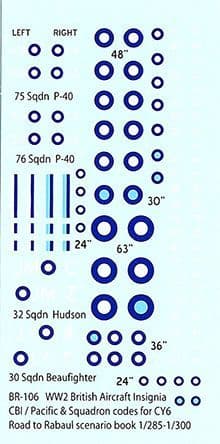 WWII British & Commonwealth markings [1/285]