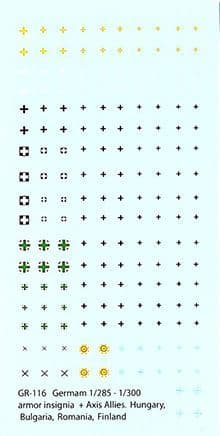 WWII German and Axis Crosses [1/285]