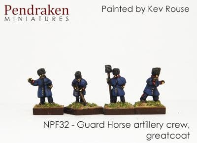 Late Guard horse artillery crew, greatcoat (12)