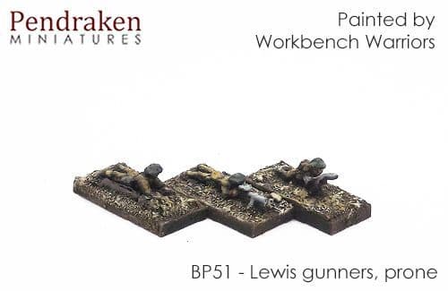 Lewis gunners, prone (10)