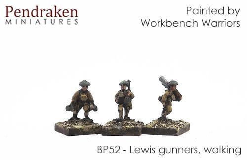 Lewis gunners, walking (10)