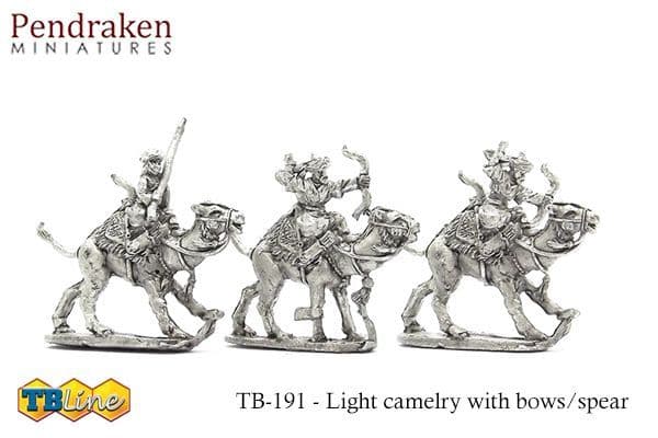 Light camelry with bow/spear