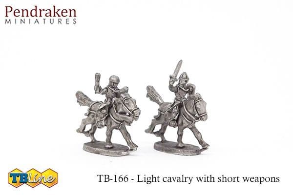Light cavalry with short weapons