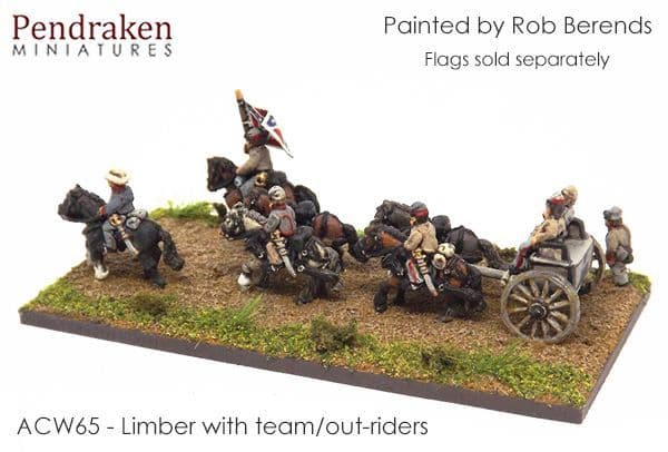Limber with team/out-riders (2)