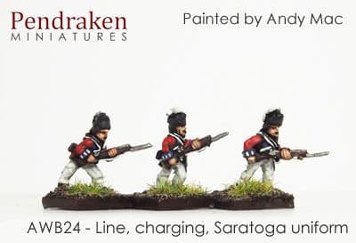 Line, charging, Saratoga uniform