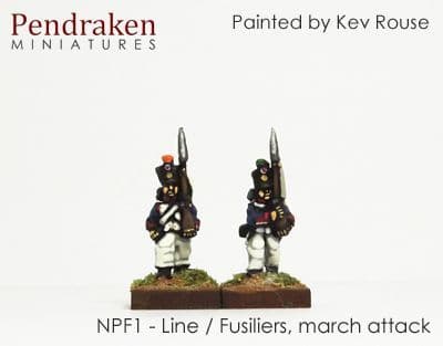 Line/Fusiliers, march attack