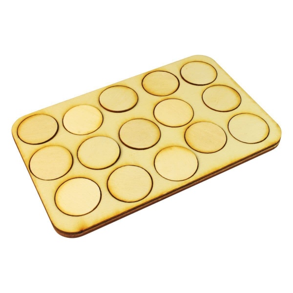 LITKO 5x3 Formation Skirmish Tray for 25mm Circle Bases