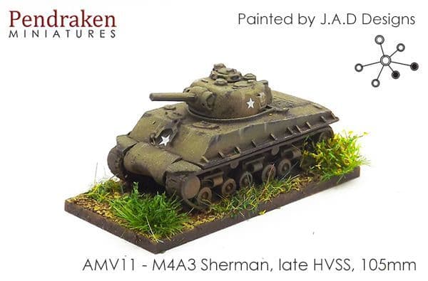 M4A3 Sherman, late HVSS, 105mm