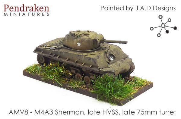 M4A3 Sherman, late HVSS, late 75mm turret