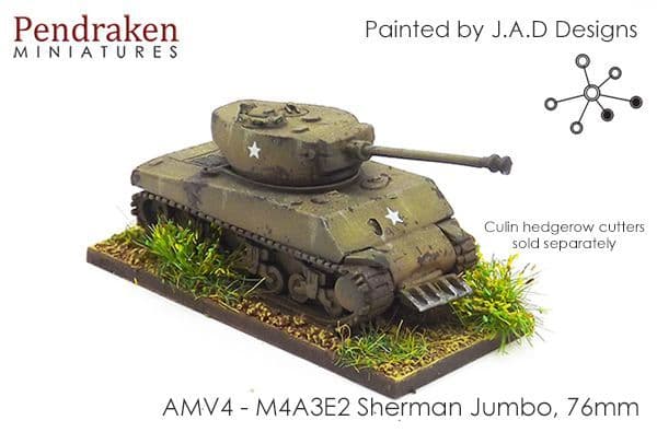 M4A3E2 Sherman Jumbo, 76mm gun
