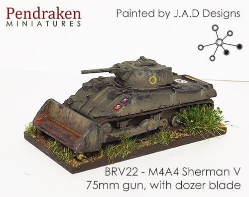 M4A4 Sherman V, 75mm, with dozer blade