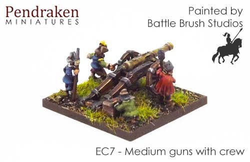 Medium guns with crew (2)