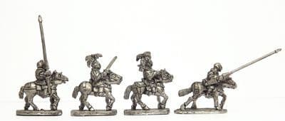 Men-at-arms, mounted, full plate