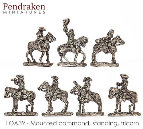 Mounted command, standing, tricorn (7)