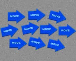 Move Tokens, Blue (10)