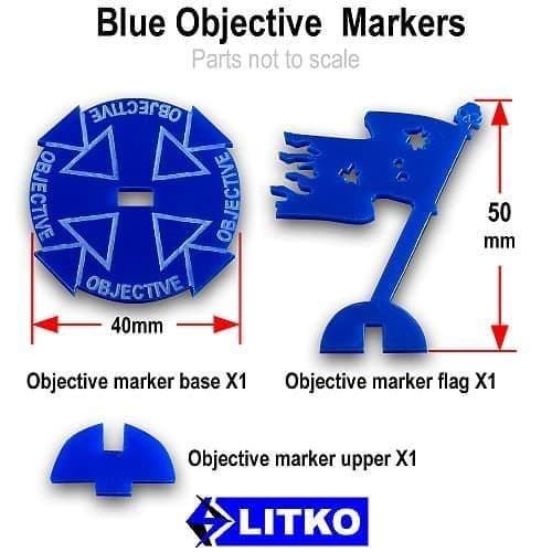 Objective Marker, Blue