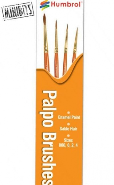 Palpo Brush Pack 000, 0, 2, 4