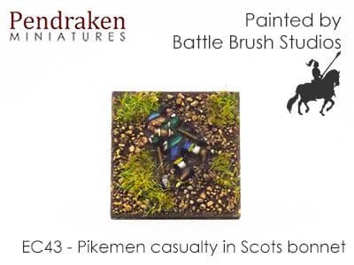 Pikemen casualty in Scots bonnet