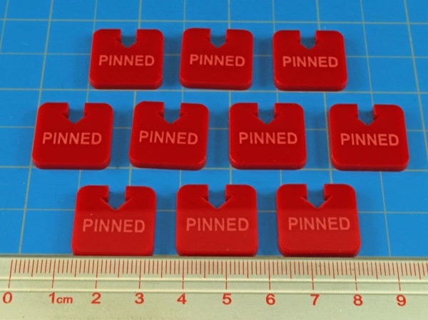 Pinned Tokens, Red (10)