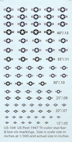 Post-War US 'Stars & Bars' Insignia [1/285]