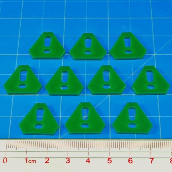 Ready Action Tokens, Green (10)