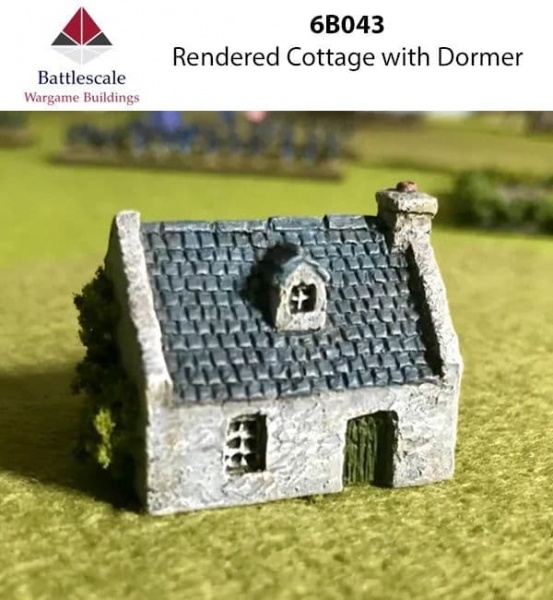 Rendered Cottage with Dormer