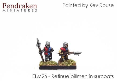 Retinue billmen in surcoats