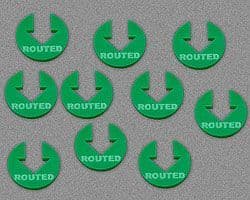 Routed Tokens, Green (10)