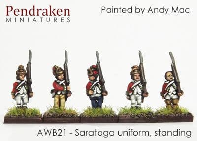 Saratoga uniform, standing