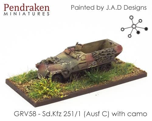 Sd.Kfz 251/1 (Ausf C) camouflaged
