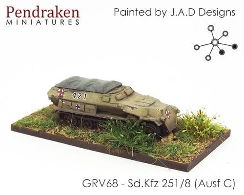 Sd.Kfz 251/8 (Ausf C) ambulance with tilt