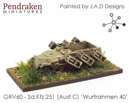 Sd.Kfz 251 (Ausf C) 'Wurfrahmen 40' rocket launcher