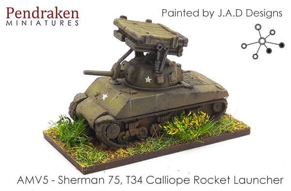 Sherman 75 with calliope RL