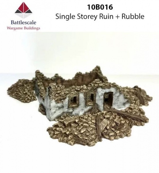 Single Storey Ruin + Rubble