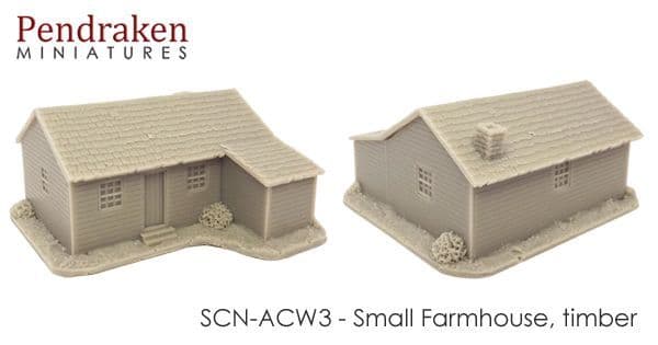 Pendraken 10mm Scenery ACW Small farmhouse timber