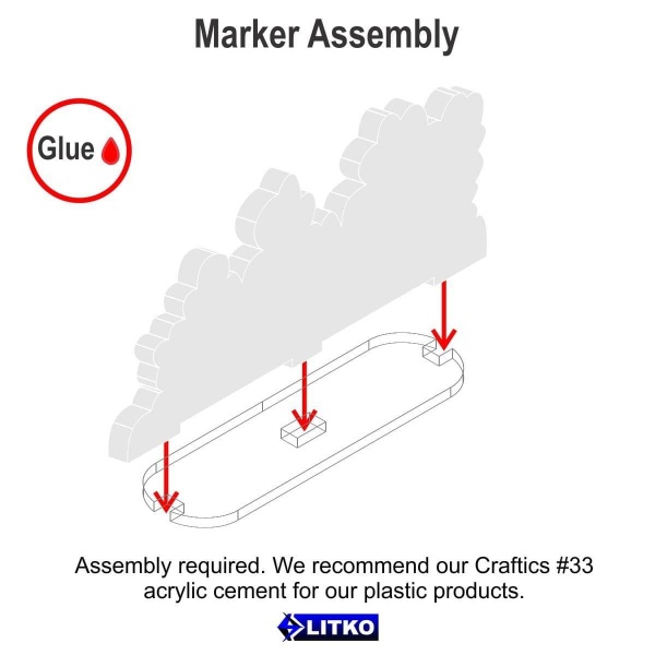 Smoke Screen Markers, Medium, Translucent White (4)
