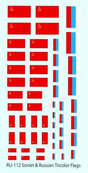 Soviet and Russian flags [1/144-1/285]