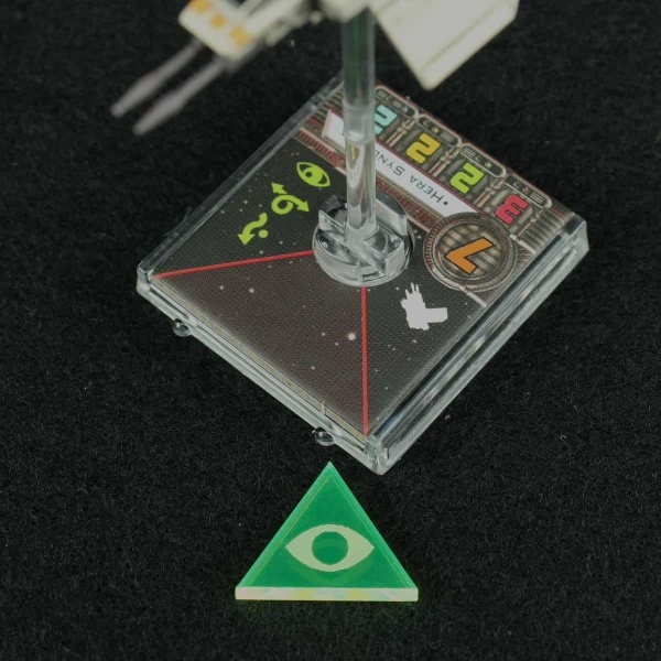 Space Fighter Focus Tokens, Fluorescent Green (10)