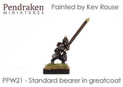 Standard bearer in coat, bare-pole (10)