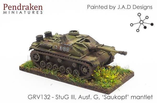 StuG III Ausf. G, 'Saukopf' mantlet