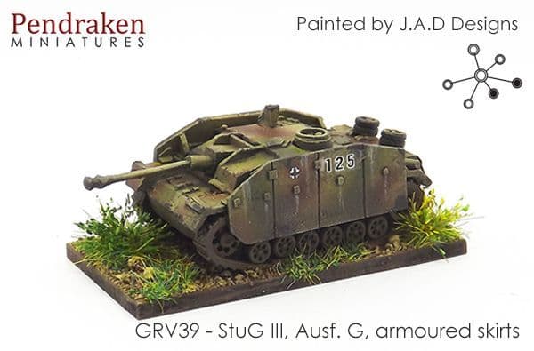 StuG III Ausf. G, with armoured skirts